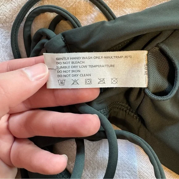 Lululemon Dark Green Sports Bra - Picture 4 of 5
